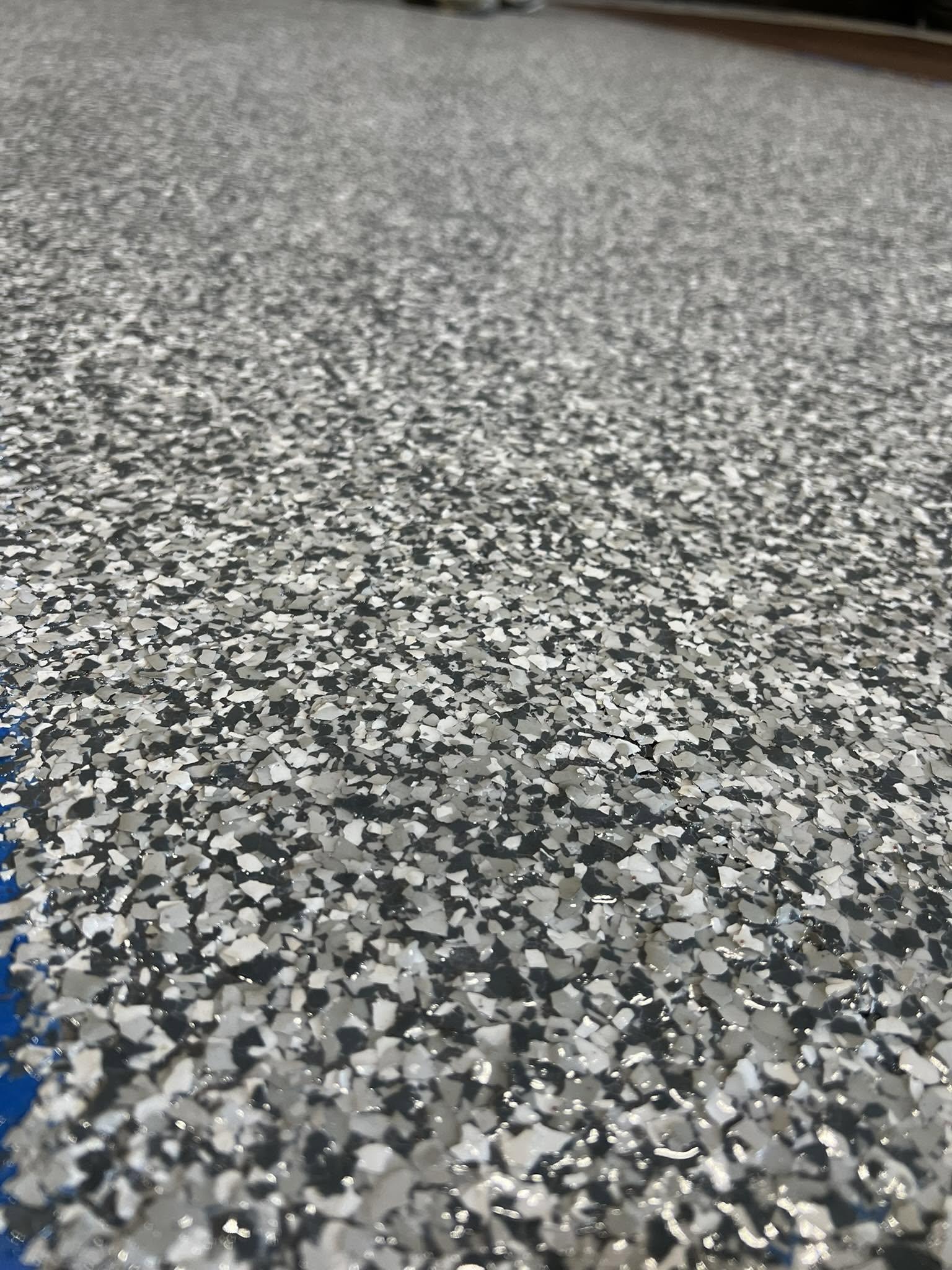 Finished epoxy floor